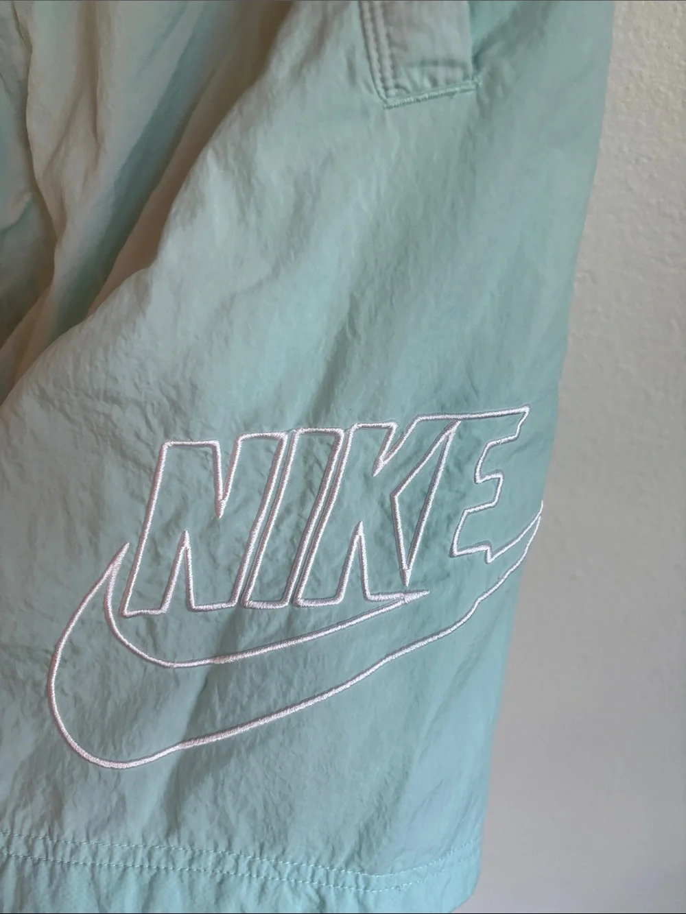 NIKE Sportswear Medium Swim Trunk Nylon Lined Mint Green Mens